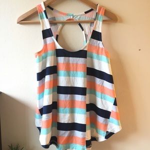 Deletta block print flowy tank